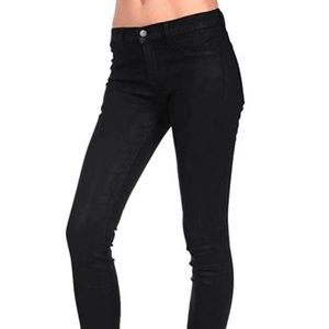 J Brand coated skinny jeans